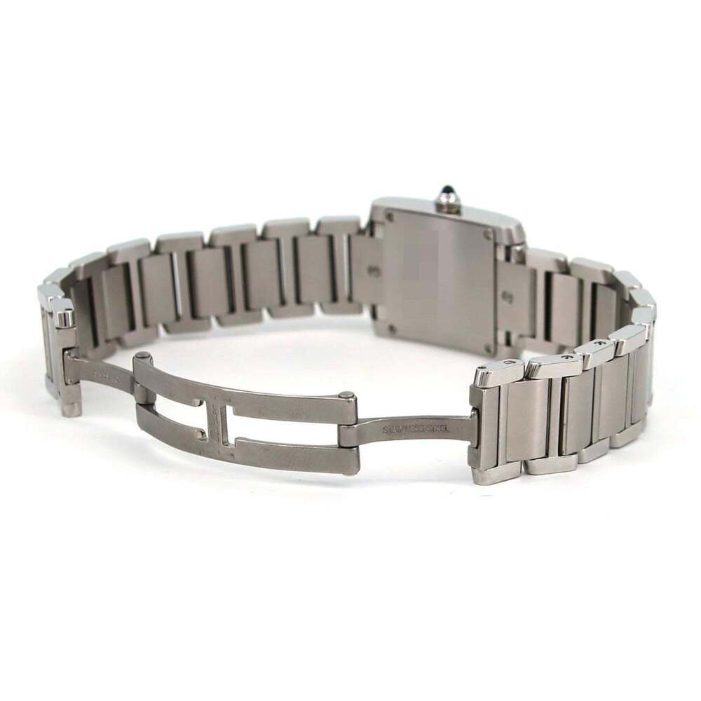 Cartier Tank Française SM W51008Q3 Stainless Steel Quartz Watch - Picture 7 of 9
